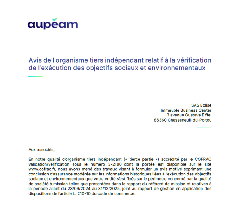 Capture écran haut avis motivé